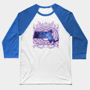 Massachusetts Mandala Baseball T-Shirt